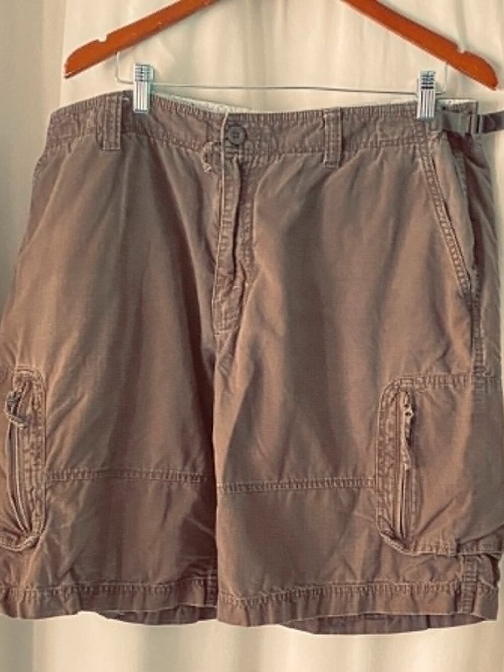 The North Face Men's Brown Cargo Hiking Shorts Size 40 100% Cotton Utility